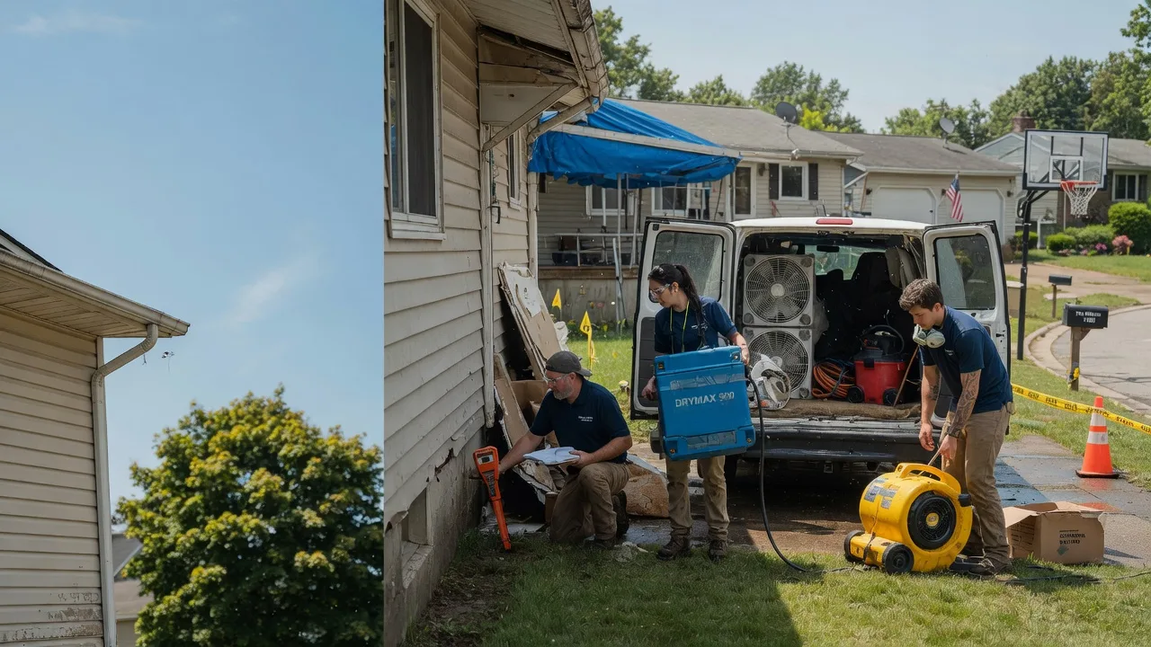 Ceiling Leak Cleanup in Mukwonago, WI near me